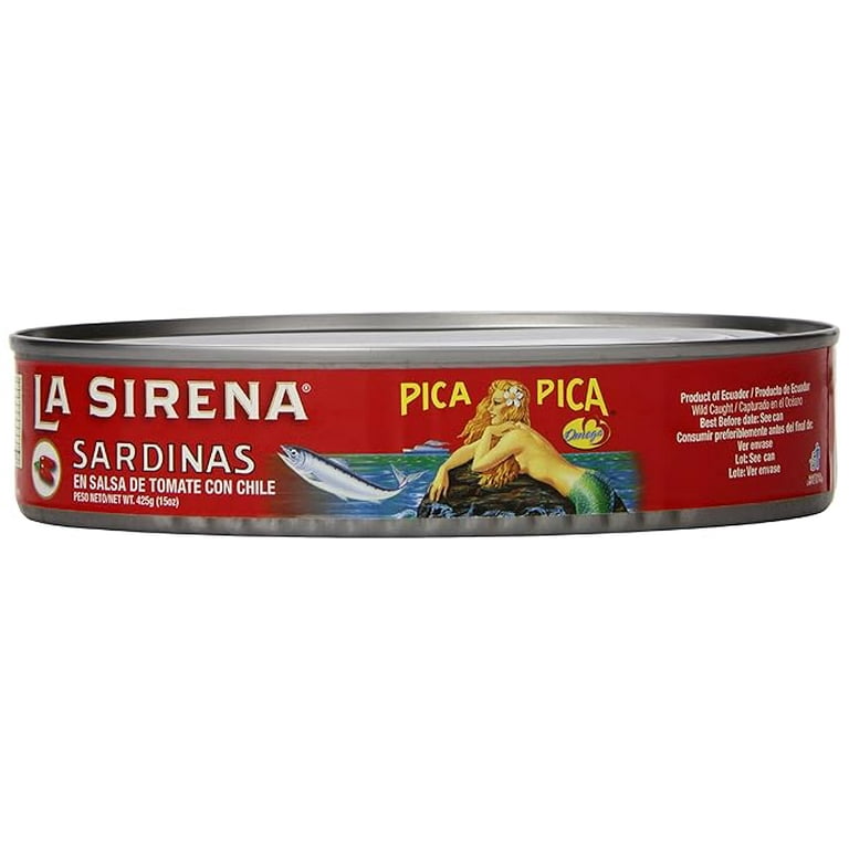 LA SIRENA OVAL SARD. PICA PICA 15 OZ - Walmart.com