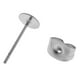 thumbnail image 5 of Pares de Pendientes Inoxidable Soledad Halzgos Traseros Perno 30 pares de almohadillas en blanco, 5 of 9