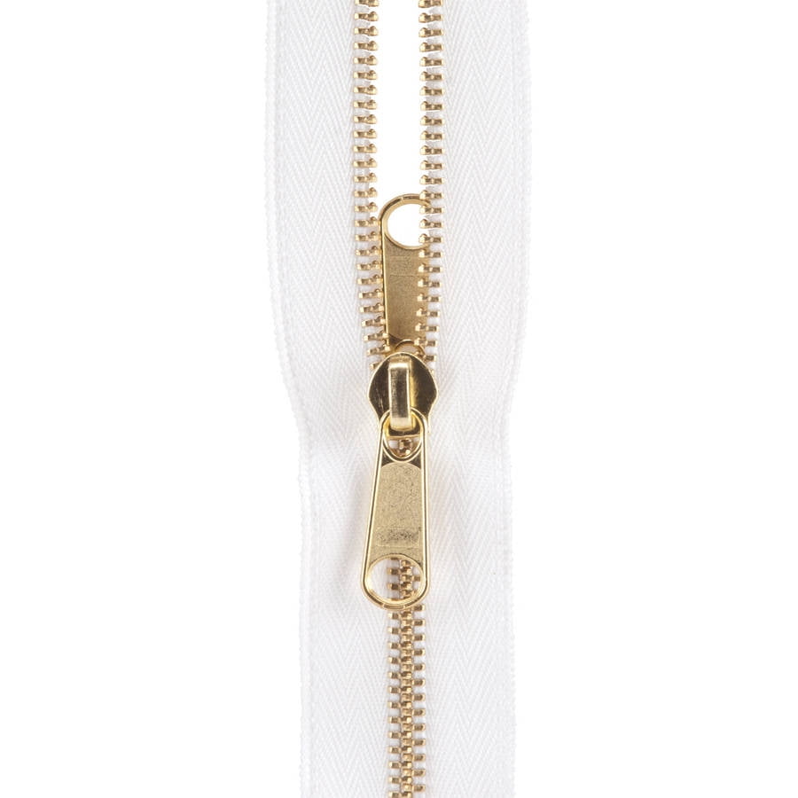 Coats & Clark Reversible Separating Metal Zipper, 18"