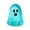 Blue, variant on Yellow Halloween Glow Ghost 3Pack Mini 2Cm Tall Glows-In-The-Dark Figurine Decoration