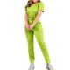 thumbnail image 5 of Traje Elástico de las Mujeres, Manga Corta Delgada Estirable Y Pantalones Cortos para Uso Casual Y Casero, Ligero Y Transpirable Vestido Suelto, 5 of 8