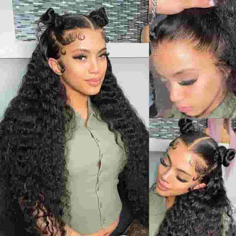 Full 360 Lace Front Wigs Human Hair Pre Plucked with Baby Hair