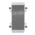 thumbnail image 2 of Motorcycle Radiator Cooling Water , Motorcycle Radiator Cooler Assembly Great Efficiency Aluminum  For DIY Silver, 2 of 8