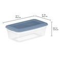 thumbnail image 3 of Sterilite Set of (10) 5.7 Liter Storage Boxes, Blue, 3 of 5