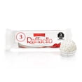 thumbnail image 1 of Galleta cubierta de coco Ferrero Raffaello confetteria relleno cremoso y almendra entera 3 pzas de 10 g c/u, 1 of 5