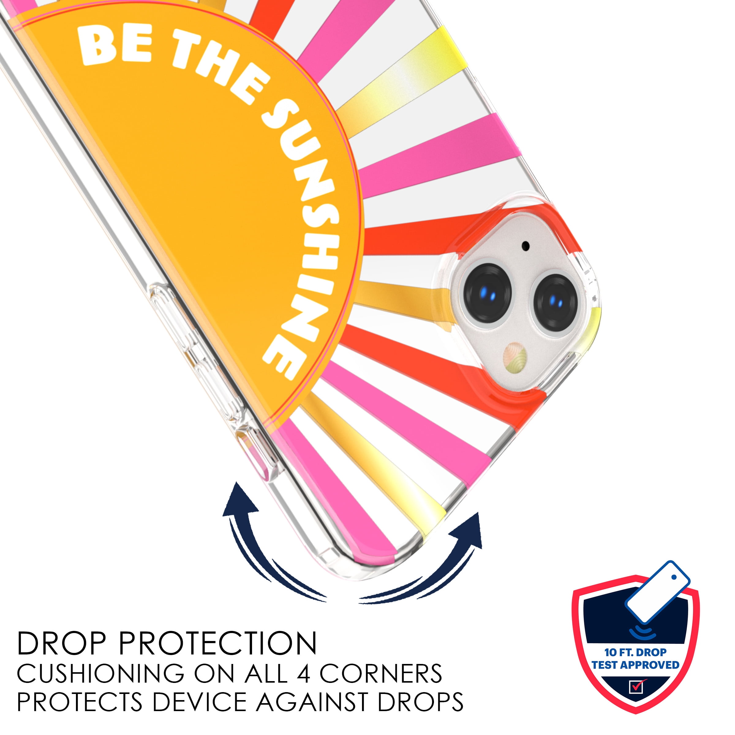 Packed Party "Be the Sunshine" iPhone Case | Fits iPhone 13 | Durable, Slim Design and 10-Ft. Drop Test Certified