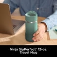 thumbnail image 2 of Taza de viaje Ninja Sip Perfect, 350 ml, acero inoxidable, color verde, 2 of 7