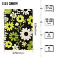 thumbnail image 2 of FORMRS 1-Subject Spiral Notebook 8" x 5" College Ruled 60 Refillable Sheet A5 Hard Cover, 2 Pack, Green Flower Pattern, 2 of 7