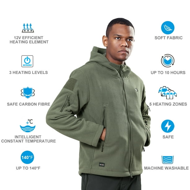 Jacket with heating element hot sale