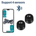 thumbnail image 1 of Motorcycle TPMS 2 Sensors Bluetooth 4.0 5.0 Tire Pressure Monitoring System Pit Bike Tyre Tester Diagnostic Set Moto Accessories_c*, 1 of 5