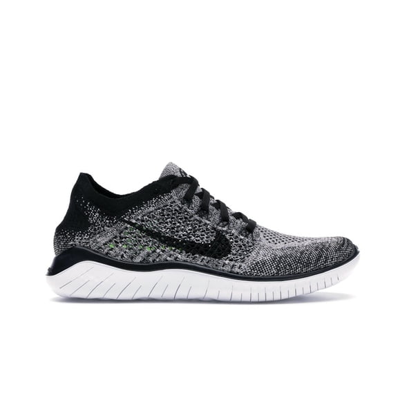 Nike Women's Free RN Flyknit 2018 Oreo Running Shoes, from StockX