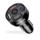 thumbnail image 1 of sweethay de coche de plástico portátil 12-24V 4 puertos USB antideslizante carga rápida luz LED tableta adaptador automotriz enchufe negro Type3 NO3, 1 of 6