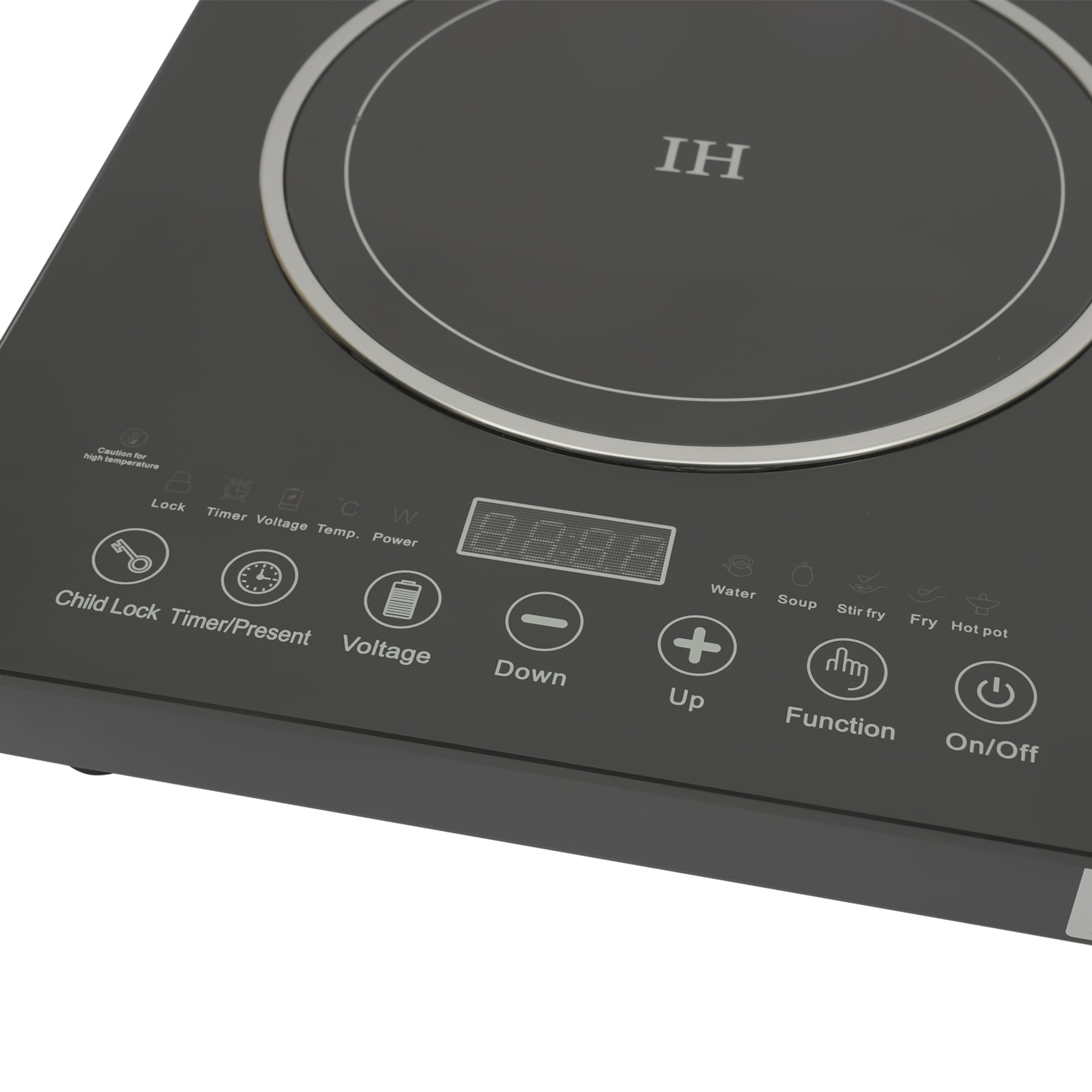 TOOL1SHOoo 2400W Portable Induction Cooktop Countertop Dual Cooker Burner Stove Hot Plate