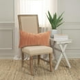 thumbnail image 2 of Rizzy Home Terracotta 14"X26" Stripe EmbroideRed Poly Filled Throw Pillow, 2 of 5