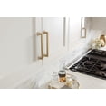 thumbnail image 2 of Amerock Lintel 3-3/4 inch (96mm) Center-to-Center Champagne Bronze Cabinet Pull, 2 of 6