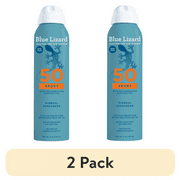 (2 pack) Blue Lizard Sport SPF 50 Mineral Sunscreen Spray, Broad Spectrum, All Ages, 5 fl oz