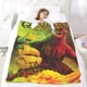 thumbnail image 5 of GODZILLA - GODZILLA anti-pilling, suave, ligera, esponjosa y acogedora de lujo para hogar y cocina – Perfecta para niños y adultos,200X150cm, 5 of 6