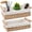 Beige, variant on Tripumer 2Pack Handled Wicker Storage Basket (Beige),Stackable Woven Organizer for Bathroom, Living Room, Office, Kitchen