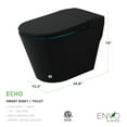 thumbnail image 5 of ENVO Echo Elongated Smart Toilet, 1.28 GPF, 1 Piece - Matte Black, 5 of 11