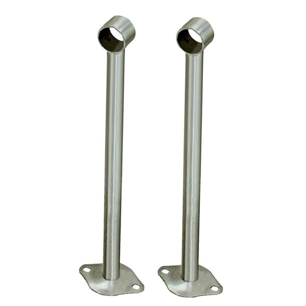 2 soportes de techo para barras de cortina y armarios. 350mm