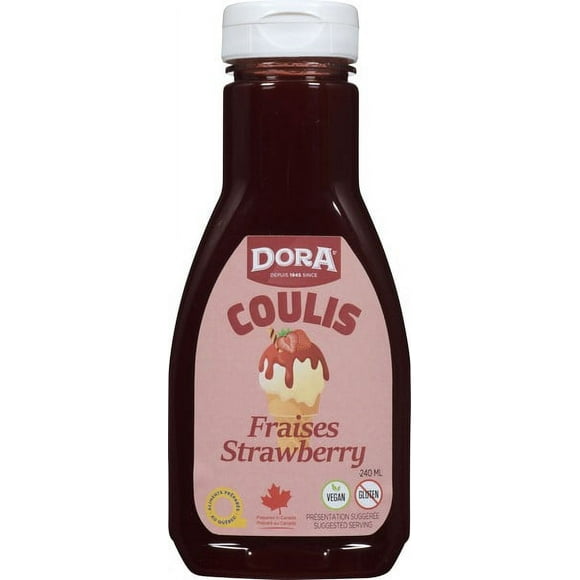 Dora coulis de fraise Dora coulis de fraise 12-240ml