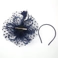 thumbnail image 4 of MSJUHEG Hair Ties Headbands For Women Fascinators For Women Tea Party Headband Hat Mesh Feathers Hair Clip For Wedding Cocktail And Church Hair Bands Black One Size, 4 of 4