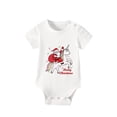 thumbnail image 3 of Pijama familiar a juego de Navidad, conjunto de Pijama corto de Papá Noel y unicornio, diseño exclusivo, 3 of 3