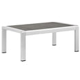 thumbnail image 6 of Afuera Living 4-Piece Outdoor Patio Aluminum Sectional Sofa Set in Silver / Gray, 6 of 7