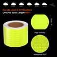 thumbnail image 3 of Unique Bargains Reflective Tape, 4' x 66 Ft Waterproof High Visibility Warning Safety Tape, Fluorescent Yellow, 3 of 6