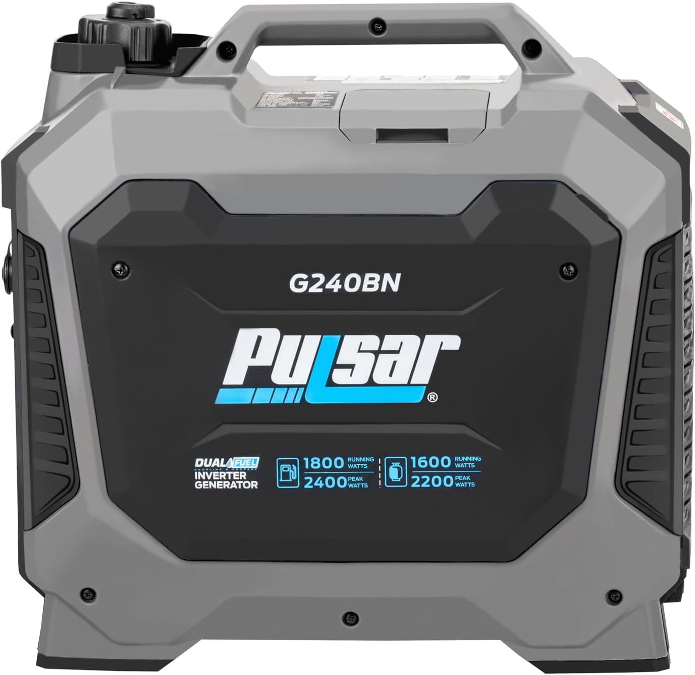 Pulsar Products G240BN, 2400W Portable super-quiet Dual Fuel & Parallel Capability, RV-Ready