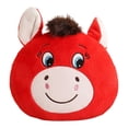 thumbnail image 2 of Chinese Happy Lunar New Year Spring Festival Throw Pillow,2026 Year of The Horse Mascot Plush Decoration,Home Car Decor(13.8 inch,Red), 2 of 4