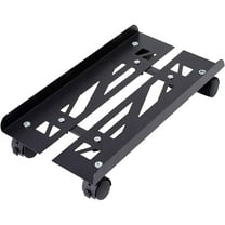 Mobile PC Stand, Adjustable Metal Computer Tower Stand, PC Floor Stand with 4 Locking Caster Wheels, PC Tower Stand, CPU Holder, PC Cart PC Riser Fits Most PC for Gaming Office Desk