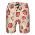 thumbnail image 3 of Balery Strawberries Traje de Baño Estilo Hawaiano para Hombre, Shorts de Secado Rápido con Bolsillos-Small, 3 of 6