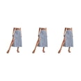 thumbnail image 1 of Sonducket Casual larga dividida elegante playa vacaciones señora adolescentes verano ropa Club banquete fiesta accesorios negro L Type5 NO5, 1 of 6