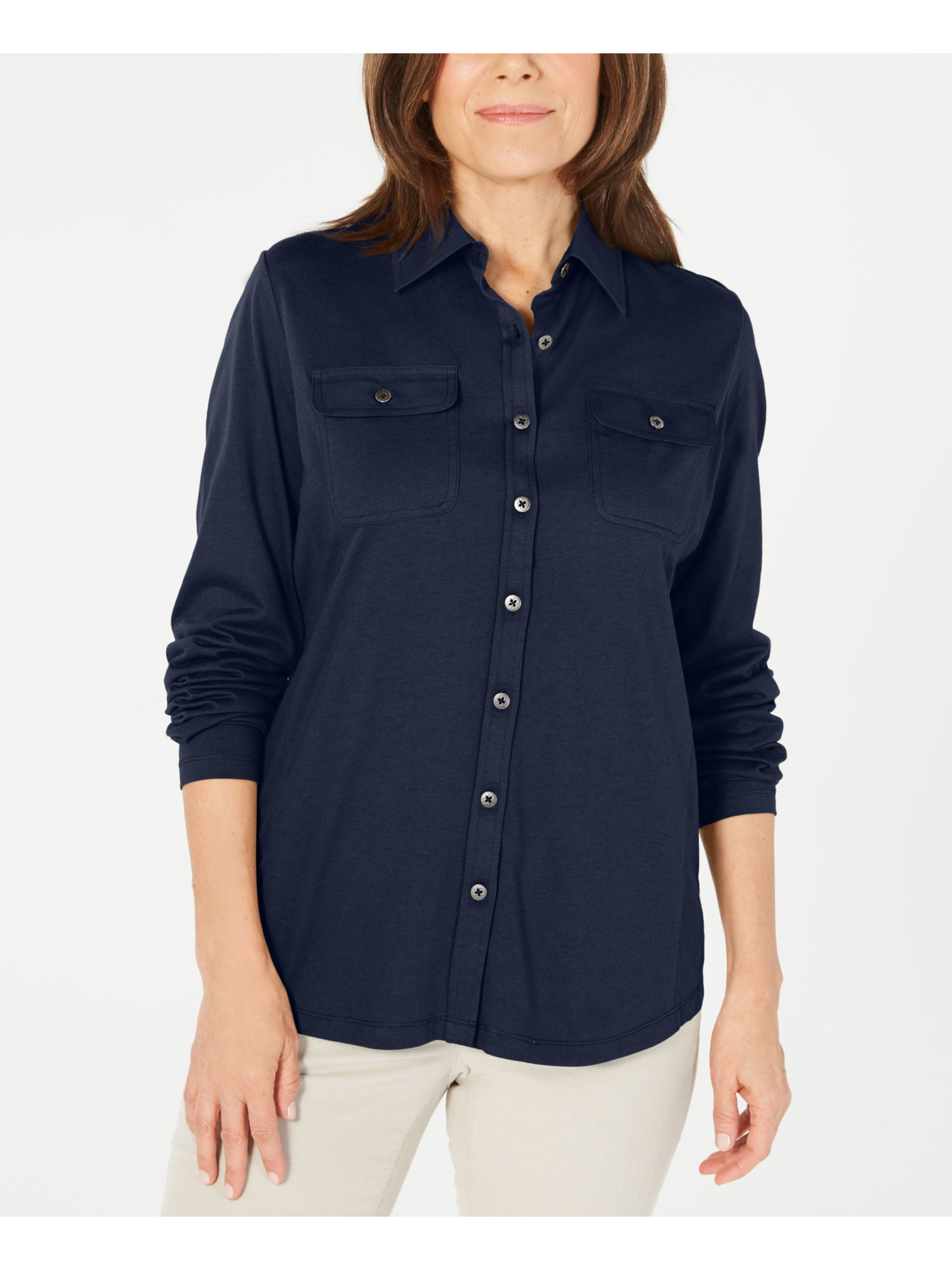 GAGA Mens Premium High Collar Long Sleeves Shirt Irregular Button Stand-up Casual Dress Shirt
