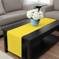 thumbnail image 4 of Yellow Table Runner 72 Inches Long, Pure Yellow Kitchen Coffee Dining Table Decoration for Home Party Birthday Wedding Home Decor 16x72 Inches, 4 of 8