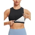 thumbnail image 3 of Natural Feelings Sports Bras for Women Removable Padded Yoga Tank Tops Sleeveless Fitness Workout Running Crop Tops, 3 of 12
