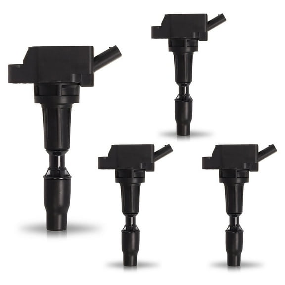 ISA Set of 4 Ignition Coil For Kia Genesis Hyundai Tucson Stinger Sonata Santa Fe Optima Sorento Sportage G70 G80 2015 2016 2017 2018 2019 2020 2021 2.0L 2.4L V4 Coils Replacement for UF764 273002GGA