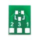 thumbnail image 4 of SOT23 SOT23-3 Turn SIP3 Double-Side SMD Turn DIP SIP3 Adapter Converter Plate SOT SIP IC Socket PCB, 4 of 5