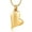 Gold, variant on Personalize Stainless Steel Heart Pendant Urn Pendant Memory Necklace for Cremation Ashes Holder Memorial Jewelry