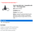 thumbnail image 2 of Front Lower Ball Joint - Compatible with 1981 - 1993 Dodge W250 1982 1983 1984 1985 1986 1987 1988 1989 1990 1991 1992, 2 of 2
