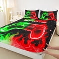 thumbnail image 4 of Erosebridal Kids Video Game Controller Queen Sheet Sets,Gaming Bed Set For Boys Teens 4-Piece, 4 of 6