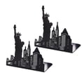 thumbnail image 1 of Creative Metal Book Rack Statue of Liberty Shape Book Support for Files Magazines Home Occasion 2Set, 1 of 1