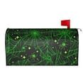 thumbnail image 3 of Fotbe Green Bright Web with Spiders Mailbox Covers Post Letter Box Cover Garden Decor Standard Size-, 3 of 9