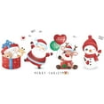 thumbnail image 1 of RKSTN Fall Decorations for Home Santa Fawn Snowman Window Decoration Wall Sticker Decorations, 1 of 5