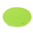 thumbnail image 2 of Limei 1 Pack Silicone Trivets Mat, Hot Pad Mat, Round Pot Holder, Spoon Rests and Jar Gripper Pads, 6.3 x 6.3 Inches, Green, 2 of 7