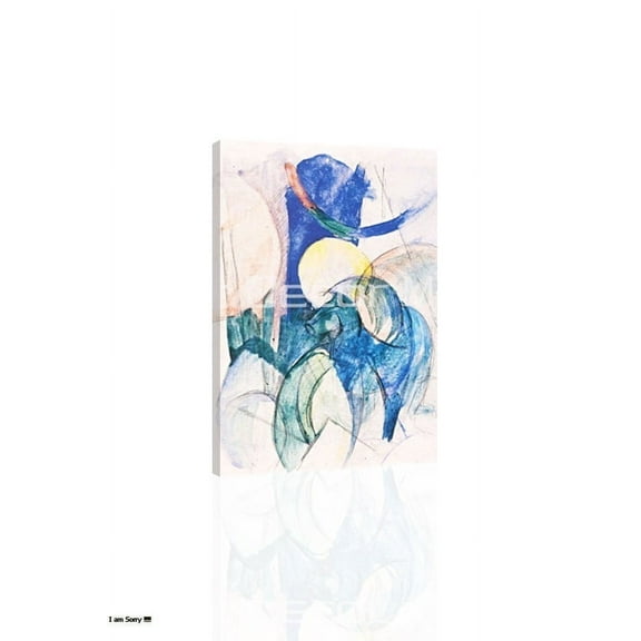 The Mandrill-Marc - CANVAS OR FINE PRINT WALL ART