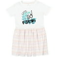 thumbnail image 3 of Inktastic Let's Go Fishing Girls Toddler Dress, 3 of 5