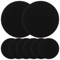 thumbnail image 4 of Posavasos de fieltro para bebidas, posavasos absorbentes, posavasos de escritorio, protección de mesa resistente al calor para decoración de mesa de centro del hogar, 8 Uds., 4 of 5