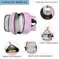 thumbnail image 3 of FORMRS Unisex School Backpack 17" Student Travel Bag with Laptop Compartment, Pink Gradient, 3 of 7